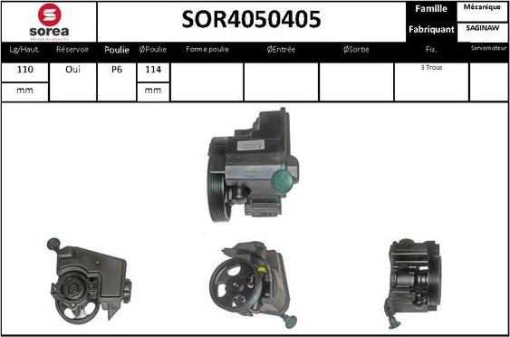 STARTCAR SOR4050405 - Гідравлічний насос, рульове управління, ГУР avtolavka.club