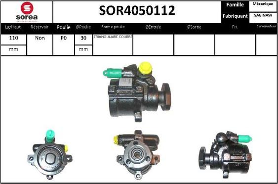 STARTCAR SOR4050112 - Гідравлічний насос, рульове управління, ГУР avtolavka.club