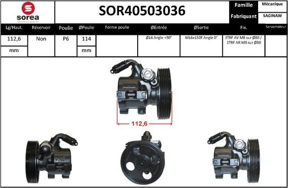 STARTCAR SOR40503036 - Гідравлічний насос, рульове управління, ГУР avtolavka.club