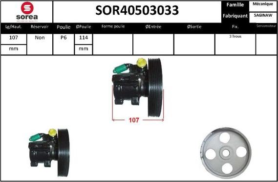 STARTCAR SOR40503033 - Гідравлічний насос, рульове управління, ГУР avtolavka.club