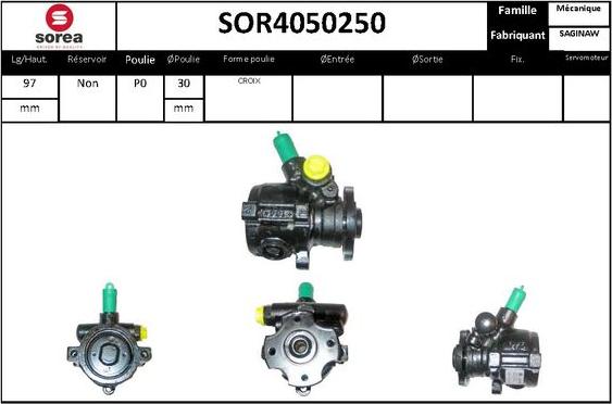 STARTCAR SOR4050250 - Гідравлічний насос, рульове управління, ГУР avtolavka.club