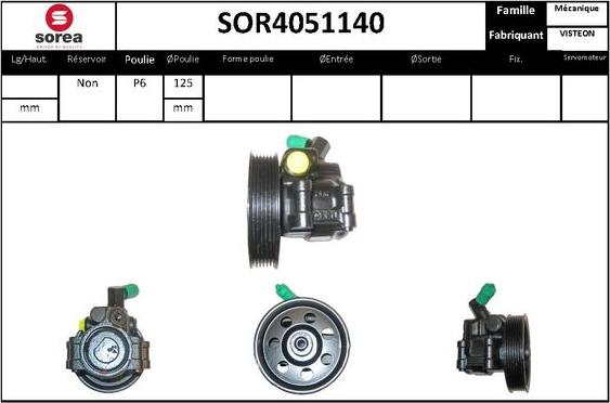 STARTCAR SOR4051140 - Гідравлічний насос, рульове управління, ГУР avtolavka.club