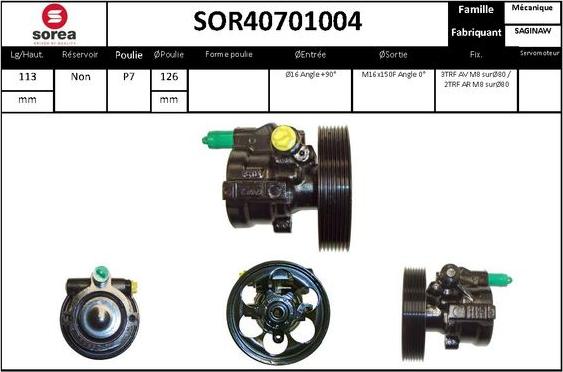 STARTCAR SOR40701004 - Гідравлічний насос, рульове управління, ГУР avtolavka.club