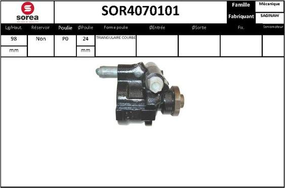 STARTCAR SOR4070101 - Гідравлічний насос, рульове управління, ГУР avtolavka.club