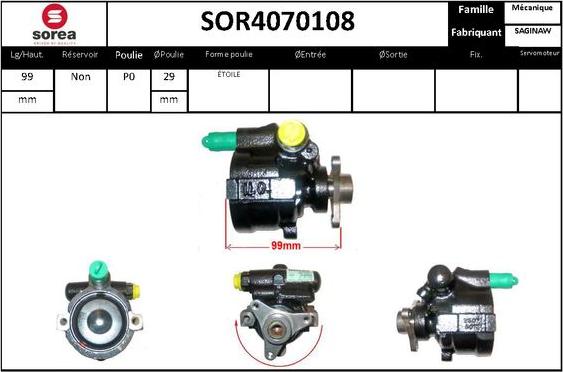 STARTCAR SOR4070108 - Гідравлічний насос, рульове управління, ГУР avtolavka.club