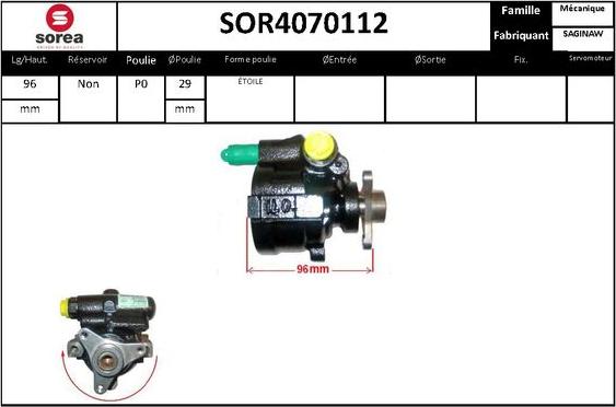 STARTCAR SOR4070112 - Гідравлічний насос, рульове управління, ГУР avtolavka.club