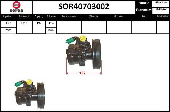 STARTCAR SOR40703002 - Гідравлічний насос, рульове управління, ГУР avtolavka.club