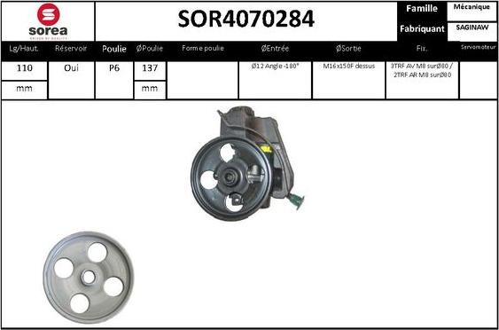 STARTCAR SOR4070284 - Гідравлічний насос, рульове управління, ГУР avtolavka.club