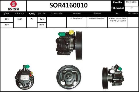 STARTCAR SOR4160010 - Гідравлічний насос, рульове управління, ГУР avtolavka.club