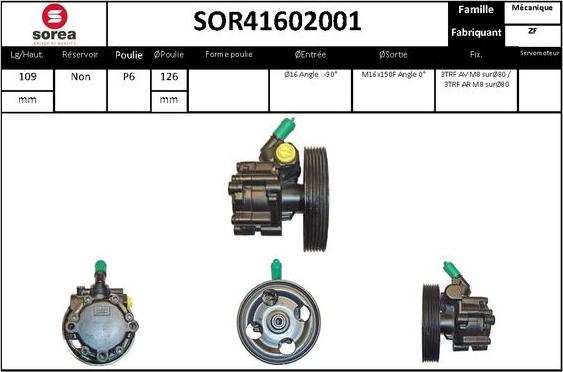 STARTCAR SOR41602001 - Гідравлічний насос, рульове управління, ГУР avtolavka.club