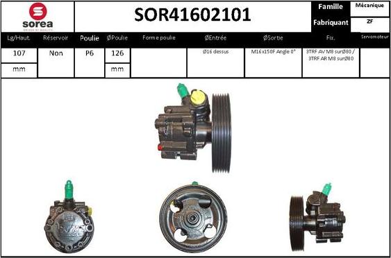 STARTCAR SOR41602101 - Гідравлічний насос, рульове управління, ГУР avtolavka.club