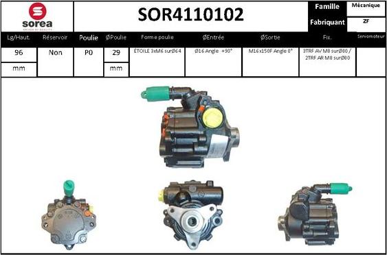 STARTCAR SOR4110102 - Гідравлічний насос, рульове управління, ГУР avtolavka.club