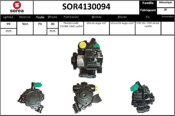 STARTCAR SOR4130094 - Гідравлічний насос, рульове управління, ГУР avtolavka.club