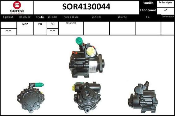 STARTCAR SOR4130044 - Гідравлічний насос, рульове управління, ГУР avtolavka.club