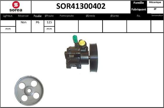 STARTCAR SOR41300402 - Гідравлічний насос, рульове управління, ГУР avtolavka.club