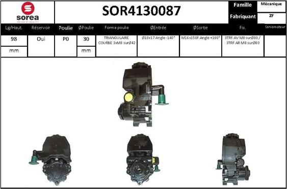 STARTCAR SOR4130087 - Гідравлічний насос, рульове управління, ГУР avtolavka.club