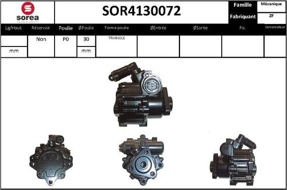 STARTCAR SOR4130072 - Гідравлічний насос, рульове управління, ГУР avtolavka.club