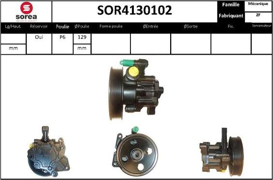 STARTCAR SOR4130102 - Гідравлічний насос, рульове управління, ГУР avtolavka.club