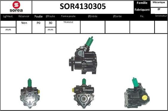 STARTCAR SOR4130305 - Гідравлічний насос, рульове управління, ГУР avtolavka.club