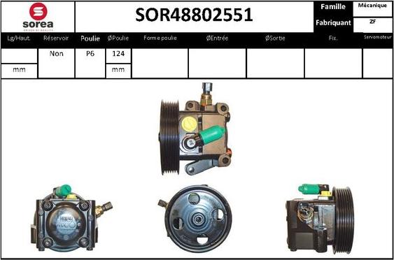 STARTCAR SOR48802551 - Гідравлічний насос, рульове управління, ГУР avtolavka.club