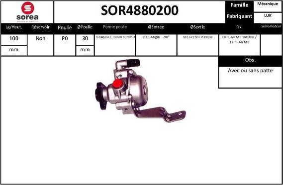 STARTCAR SOR4880200 - Гідравлічний насос, рульове управління, ГУР avtolavka.club