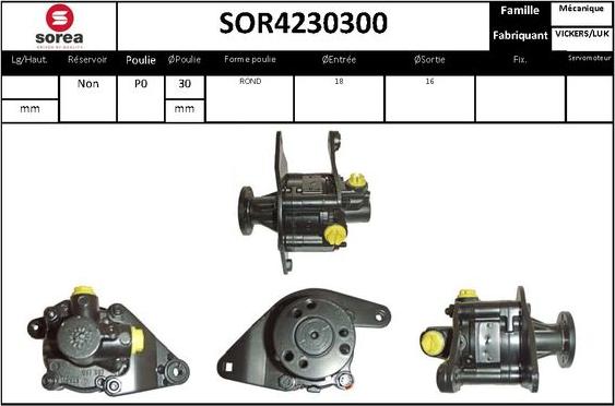 STARTCAR SOR4230300 - Гідравлічний насос, рульове управління, ГУР avtolavka.club