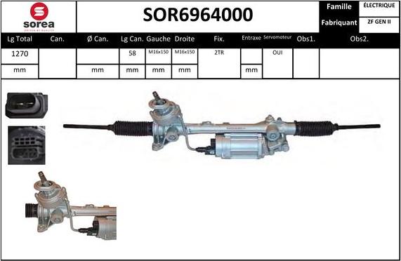 STARTCAR SOR6964000 - Рульовий механізм, рейка avtolavka.club