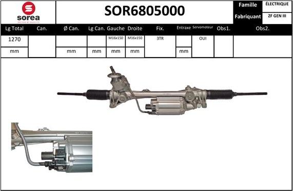 STARTCAR SOR6805000 - Рульовий механізм, рейка avtolavka.club