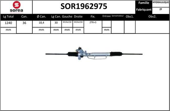 STARTCAR SOR1962975 - Рульовий механізм, рейка avtolavka.club