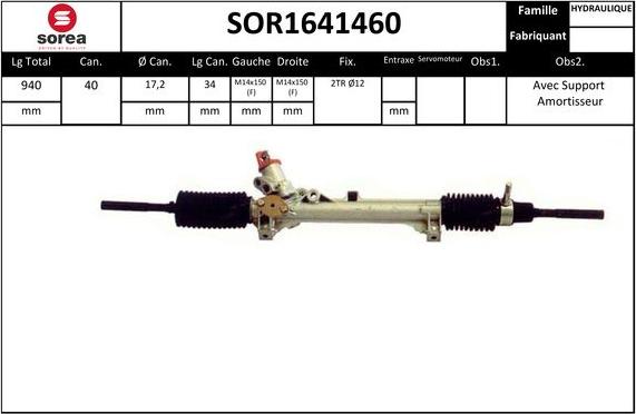 STARTCAR SOR1641460 - Рульовий механізм, рейка avtolavka.club