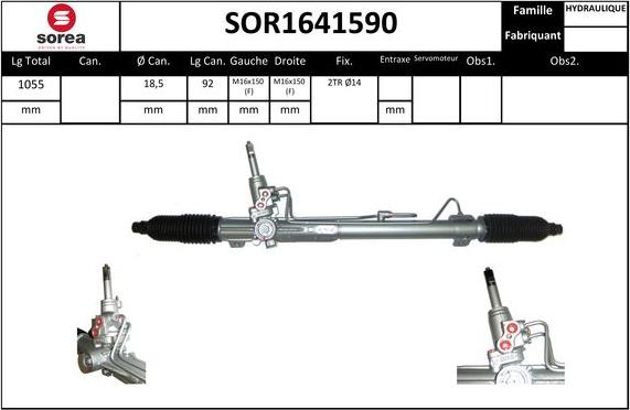 STARTCAR SOR1641590 - Рульовий механізм, рейка avtolavka.club