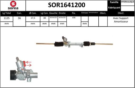 STARTCAR SOR1641200 - Рульовий механізм, рейка avtolavka.club