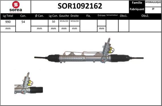 STARTCAR SOR1092162 - Рульовий механізм, рейка avtolavka.club