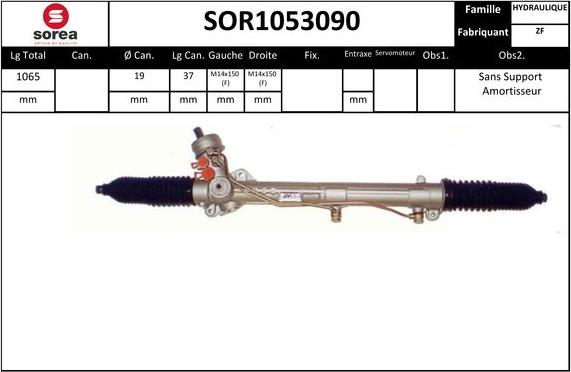 STARTCAR SOR1053090 - Рульовий механізм, рейка avtolavka.club