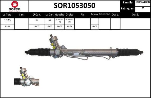 STARTCAR SOR1053050 - Рульовий механізм, рейка avtolavka.club