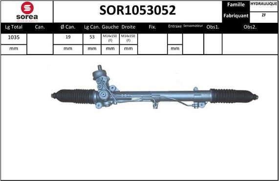 STARTCAR SOR1053052 - Рульовий механізм, рейка avtolavka.club