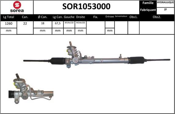 STARTCAR SOR1053000 - Рульовий механізм, рейка avtolavka.club