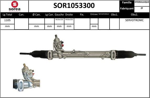 STARTCAR SOR1053300 - Рульовий механізм, рейка avtolavka.club