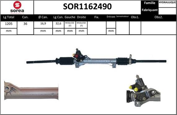 STARTCAR SOR1162490 - Рульовий механізм, рейка avtolavka.club