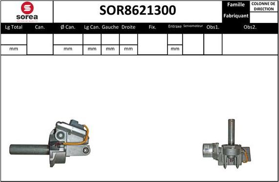 STARTCAR SOR8621300 - Рульова колонка avtolavka.club