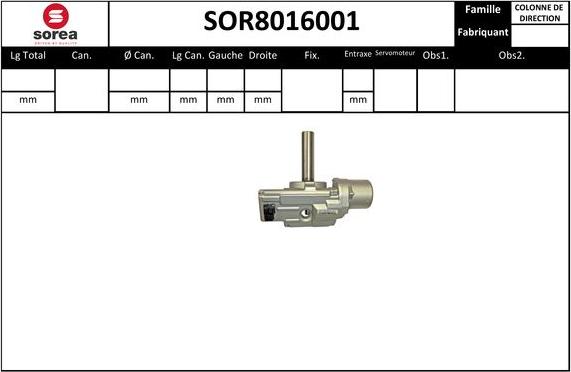 STARTCAR SOR8016001 - Рульова колонка avtolavka.club