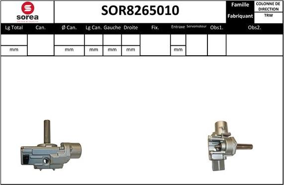 STARTCAR SOR8265010 - Рульова колонка avtolavka.club