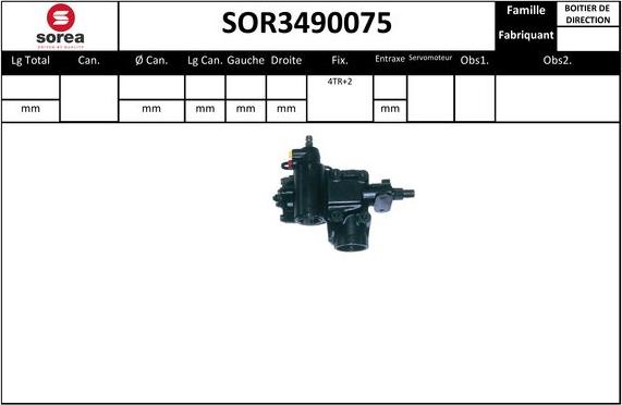 STARTCAR SOR3490075 - Рульовий механізм, рейка avtolavka.club