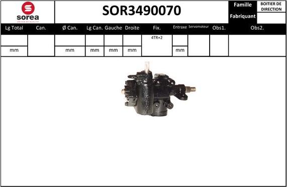 STARTCAR SOR3490070 - Рульовий механізм, рейка avtolavka.club