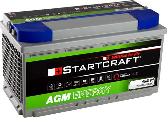 STARTCRAFT AGM 90 - Стартерна акумуляторна батарея, АКБ avtolavka.club
