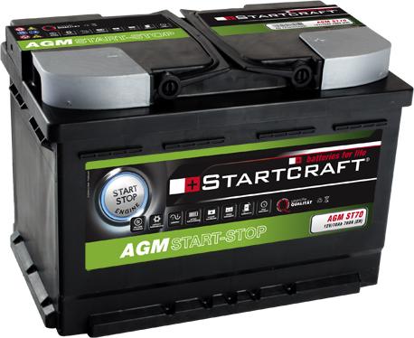 STARTCRAFT AGM ST70 - Стартерна акумуляторна батарея, АКБ avtolavka.club