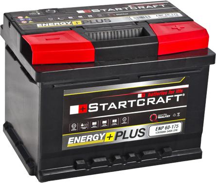 STARTCRAFT ENP 60-175 - Стартерна акумуляторна батарея, АКБ avtolavka.club