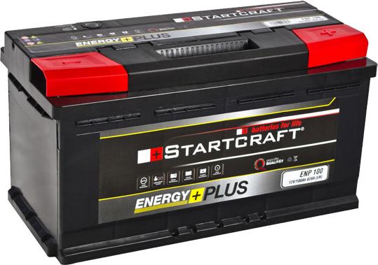STARTCRAFT ENP 100 - Стартерна акумуляторна батарея, АКБ avtolavka.club
