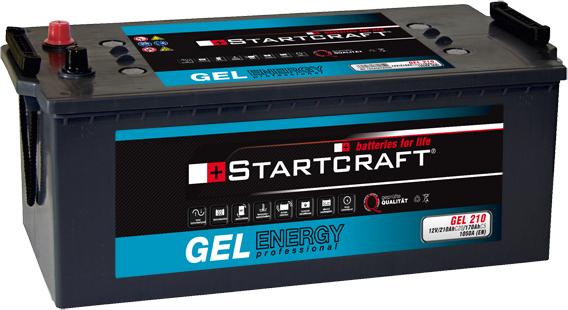 STARTCRAFT GEL 210 - Стартерна акумуляторна батарея, АКБ avtolavka.club
