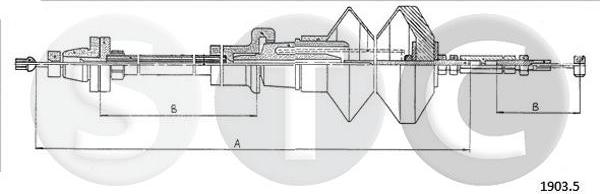 STC T481417 - Тросик газу avtolavka.club